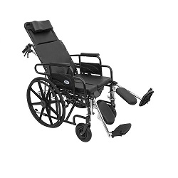 Инвалидна количка с падаща облегалка
